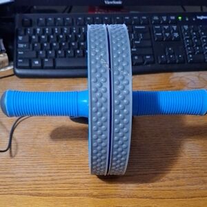 Ab Roller. Dual Wheel Stability. Brand New. Never Used. Rubber Comfort Grip.